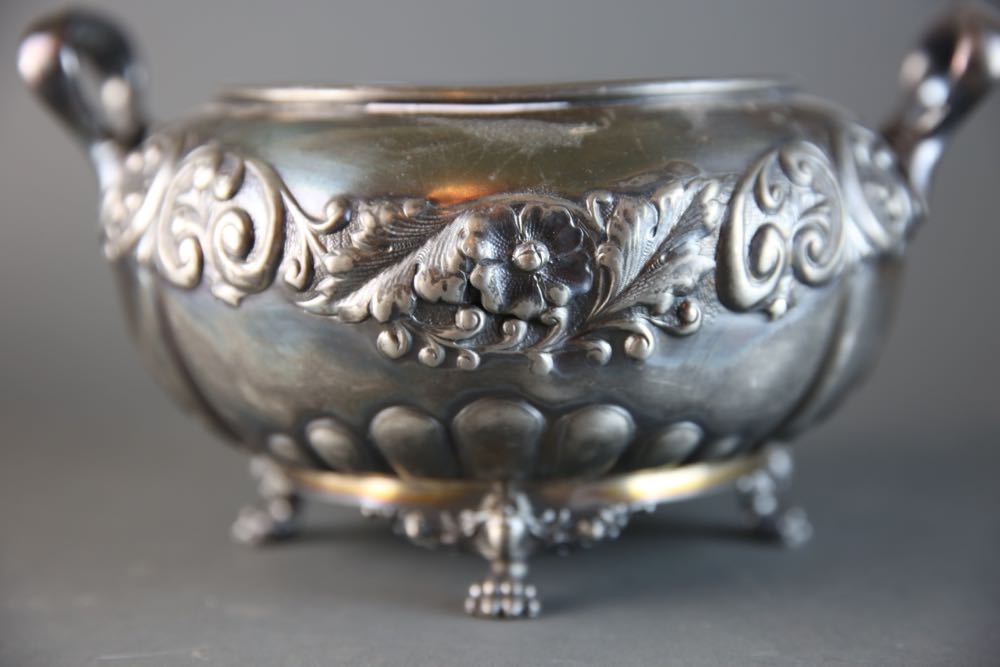 James W. Tufts Sugar Bowl and Bridal Basket