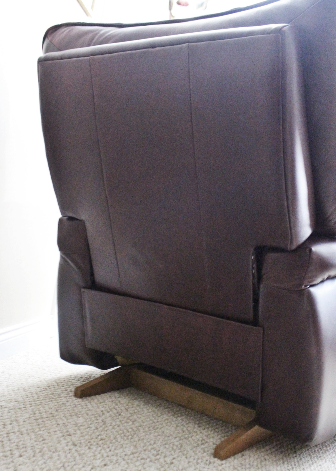 La-Z-Boy Deep Burgundy Leather Recliner