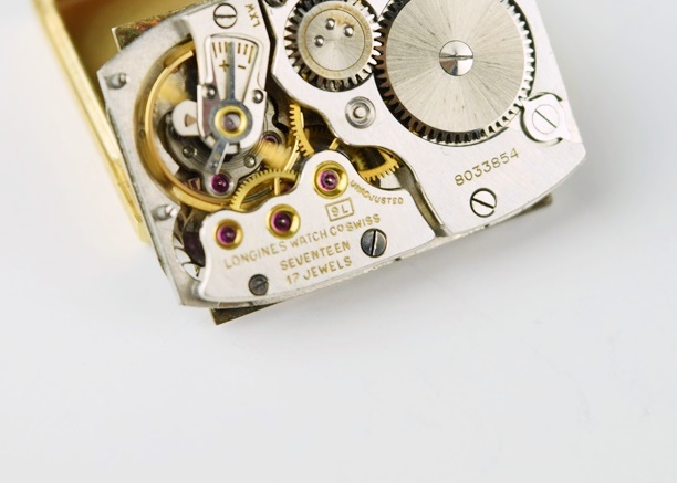 Ladies' 14K Gold and Diamond Longines-Wittnauer Watch