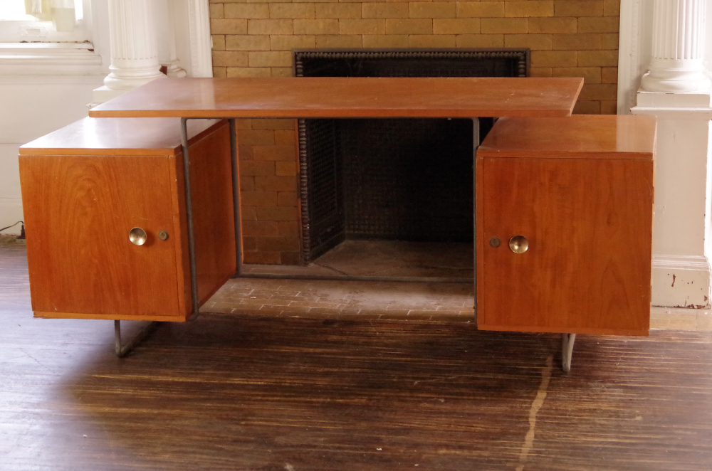 Brazilian Cherry Mid Century Modern Desk