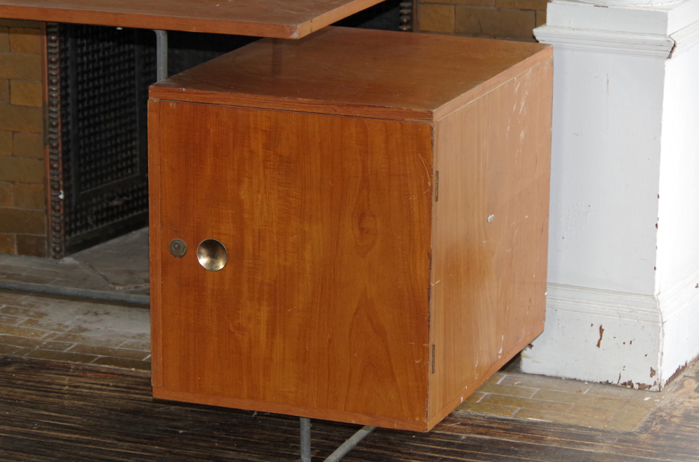 Brazilian Cherry Mid Century Modern Desk