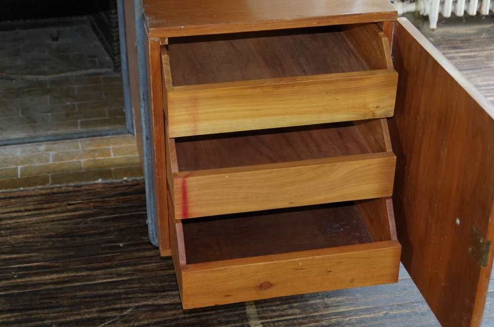 Brazilian Cherry Mid Century Modern Desk
