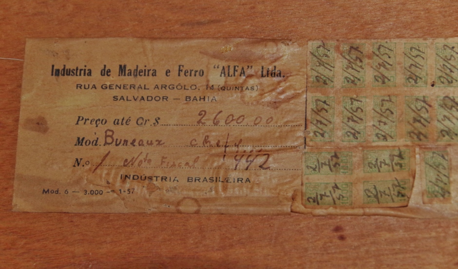 Brazilian Cherry Mid Century Modern Desk