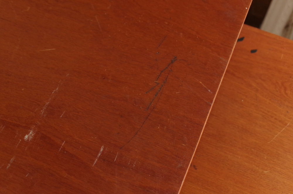 Brazilian Cherry Mid Century Modern Desk