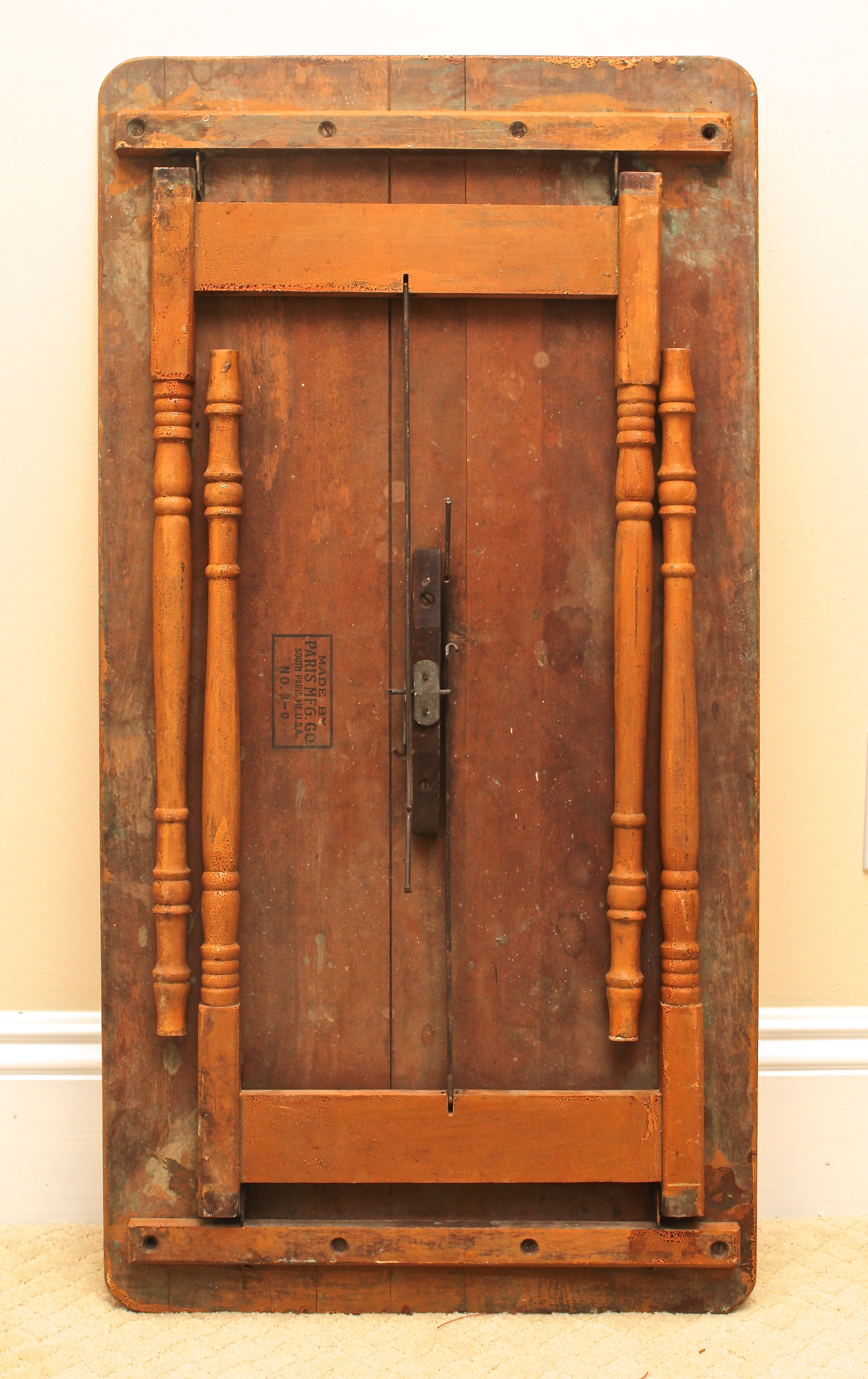 Vintage Paris MFG. CO Folding Sewing Table