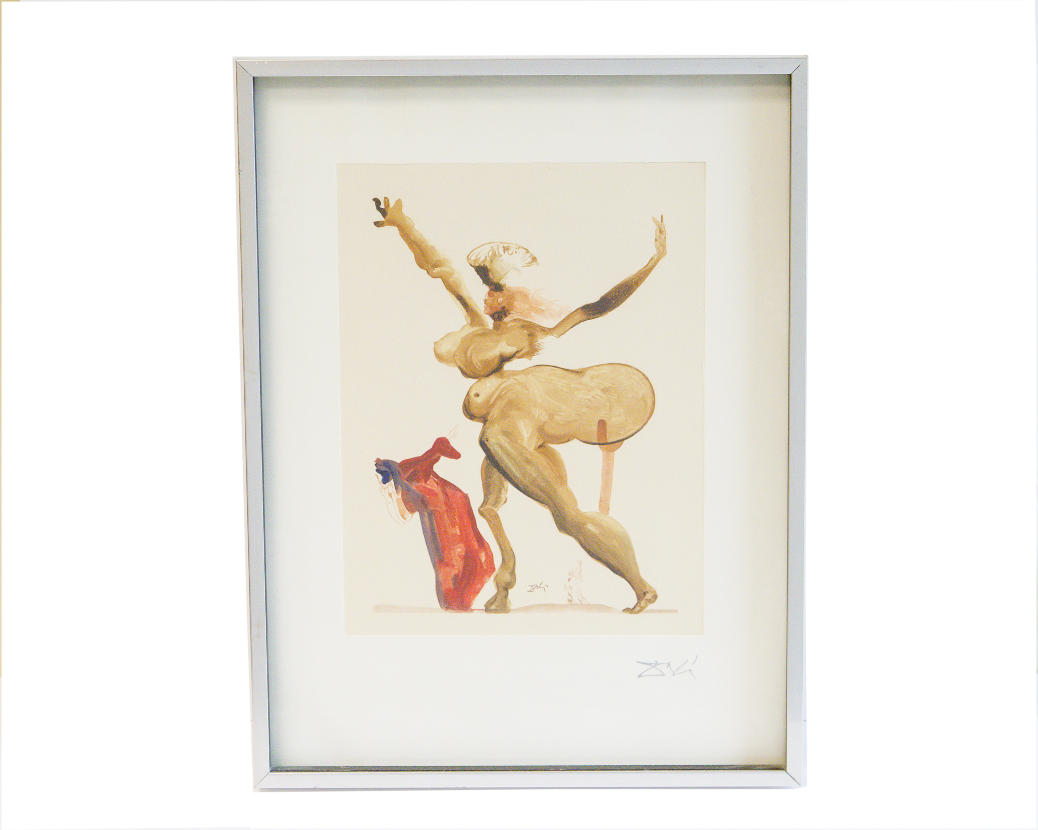 Salvador Dali "Manto" Wood Engraving Divine Comedy