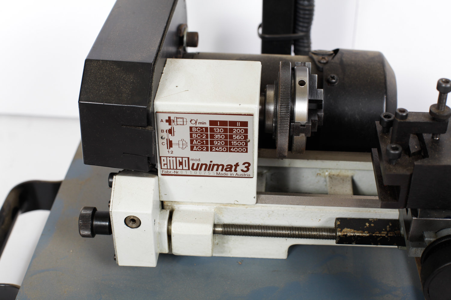 Emco Unimat 3 Mini-Lathe