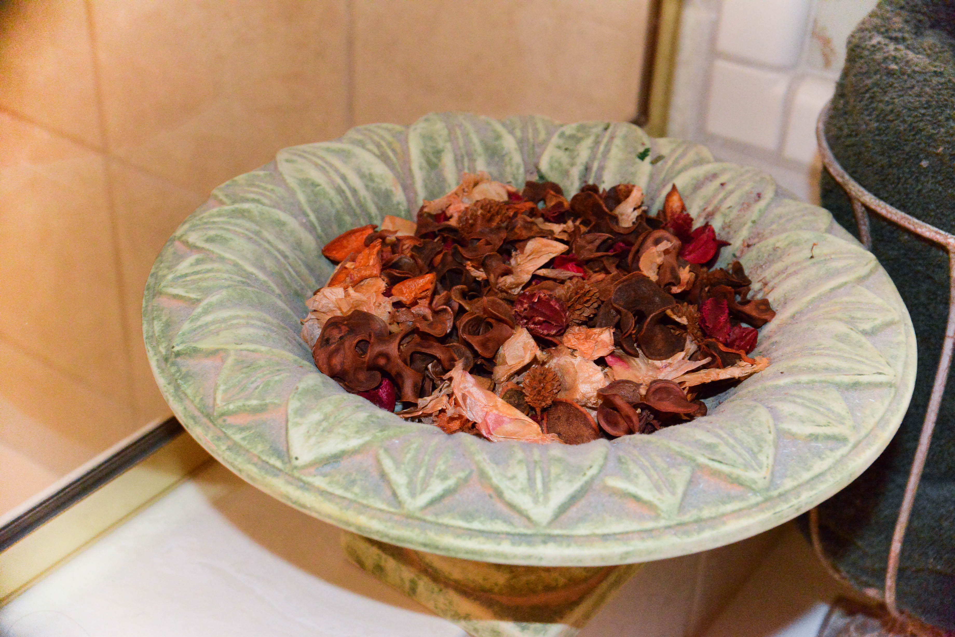 Grecian Style Urn and Basket