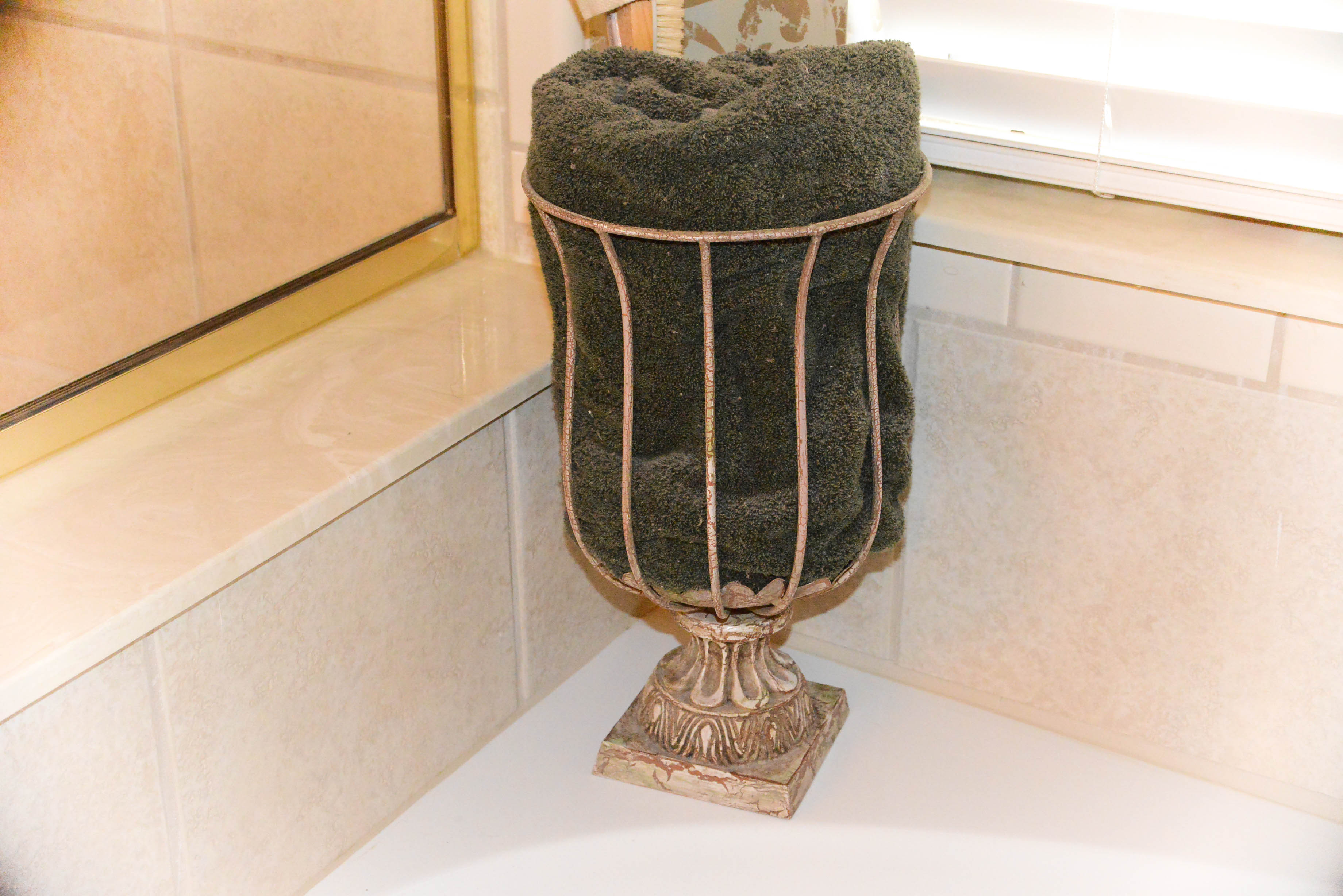 Grecian Style Urn and Basket