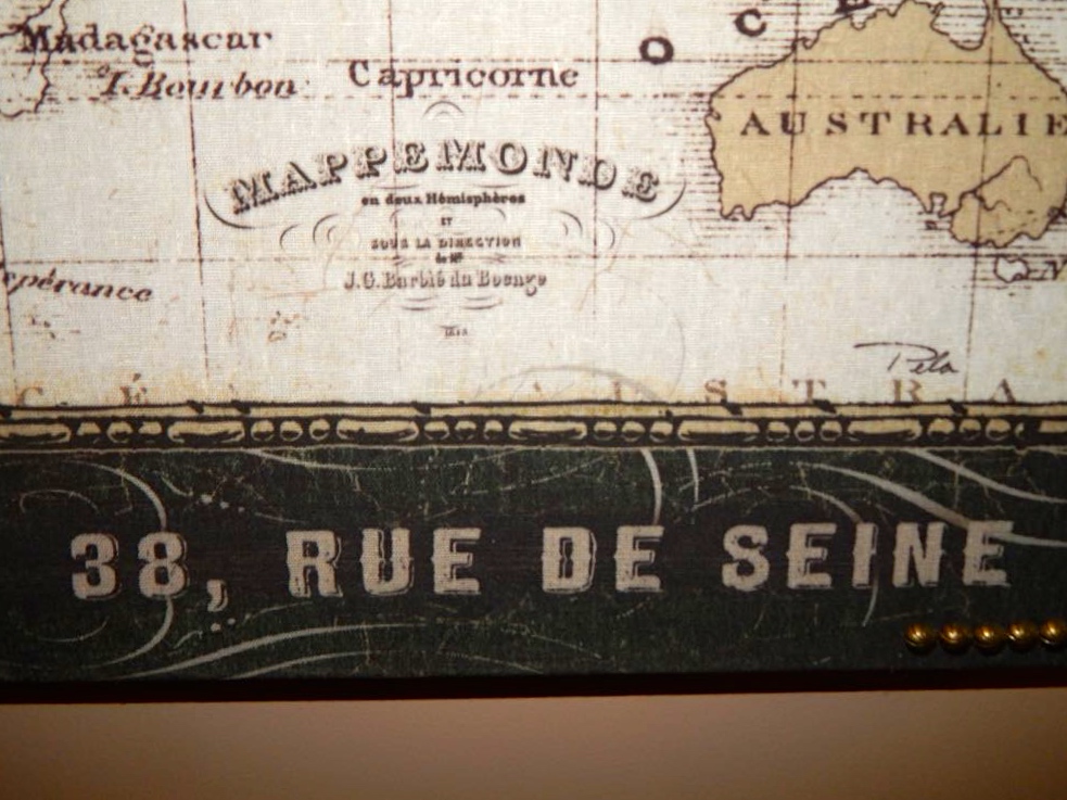 Canvas Mappemonde 1935