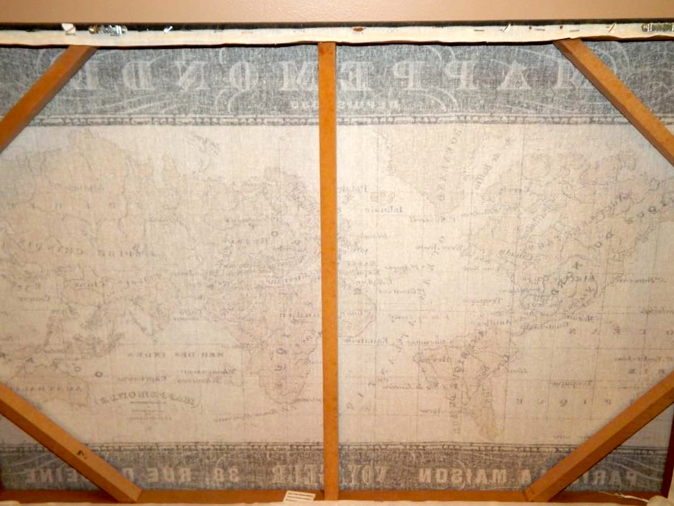 Canvas Mappemonde 1935