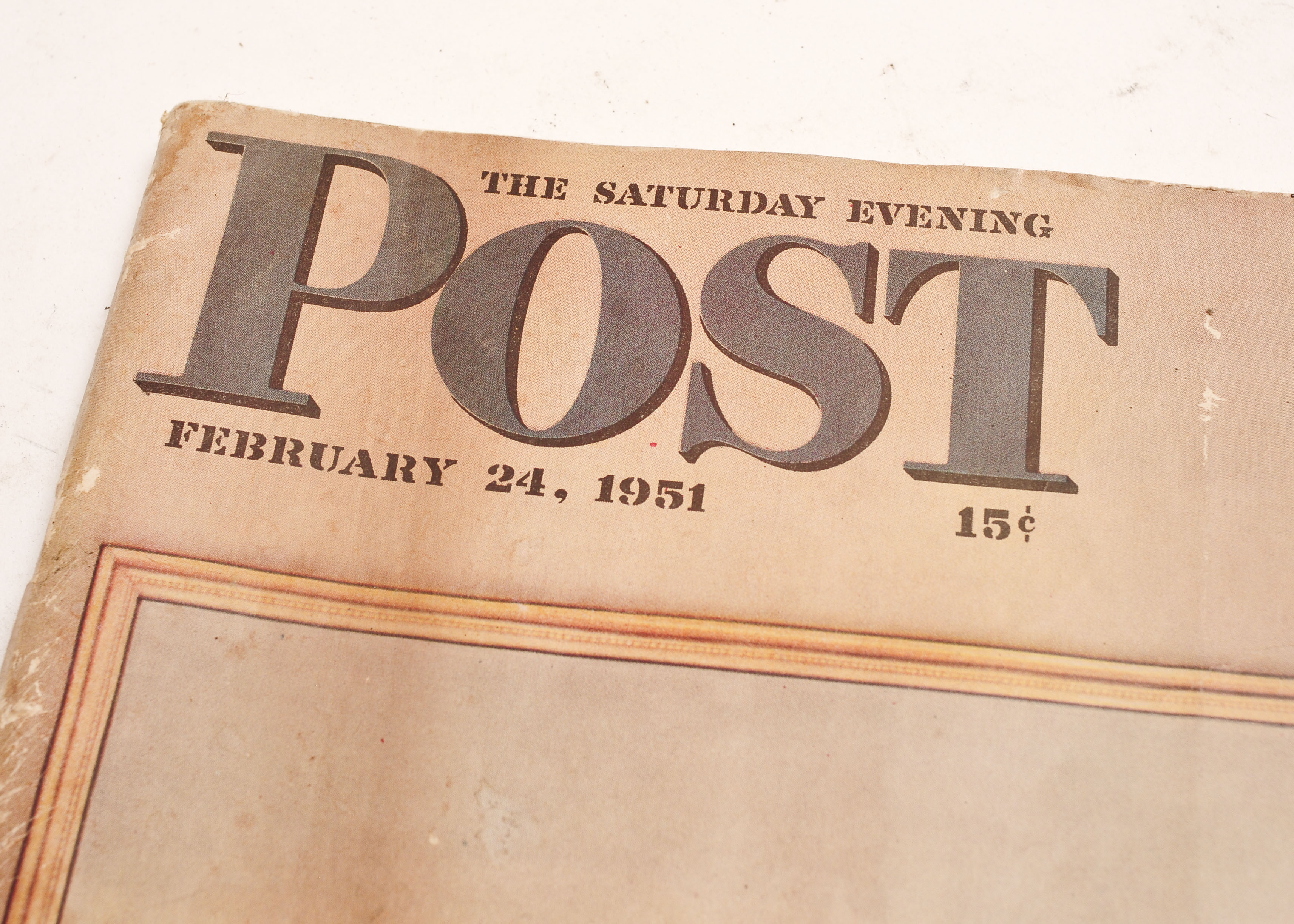 Vintage Saturday Evening Post and Mug