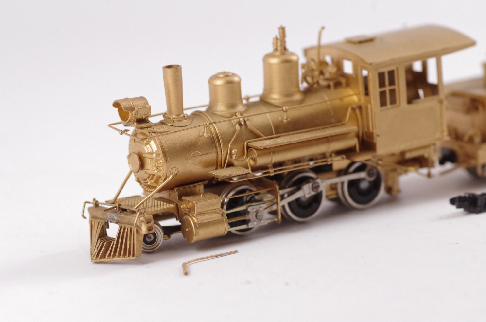 Brass HOn3 Scale 2-6-0 Steam Locomotive and Tender