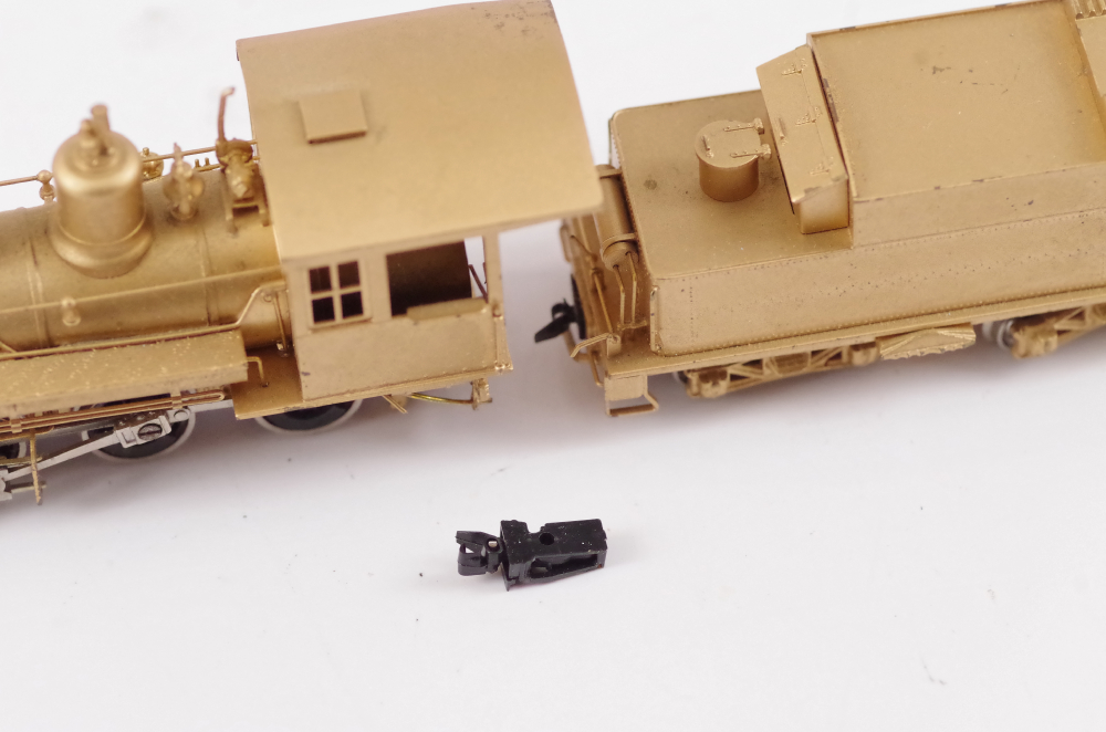 Brass HOn3 Scale 2-6-0 Steam Locomotive and Tender