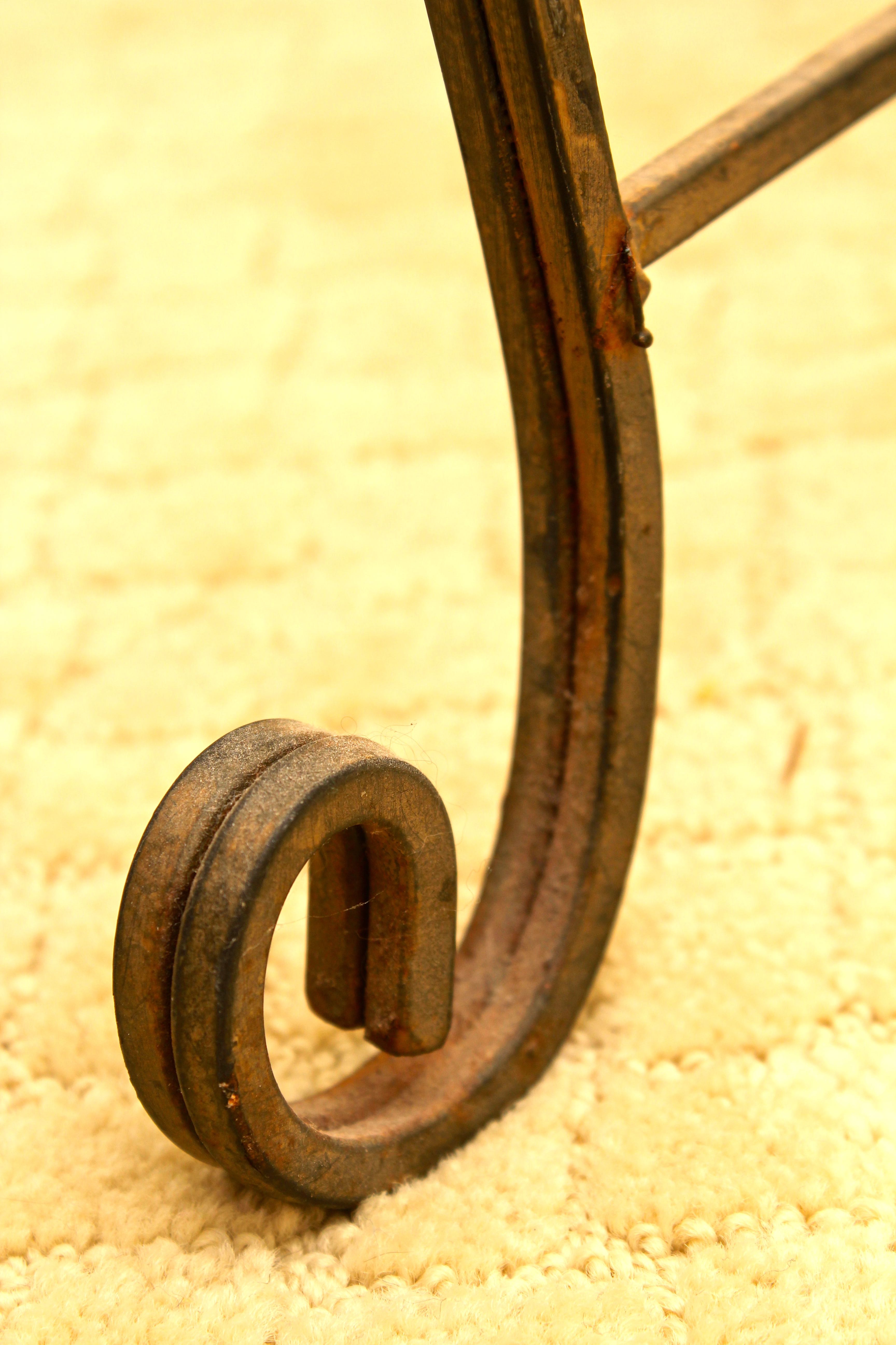 Vintage Mid Century Ornate Metal Plant Stand