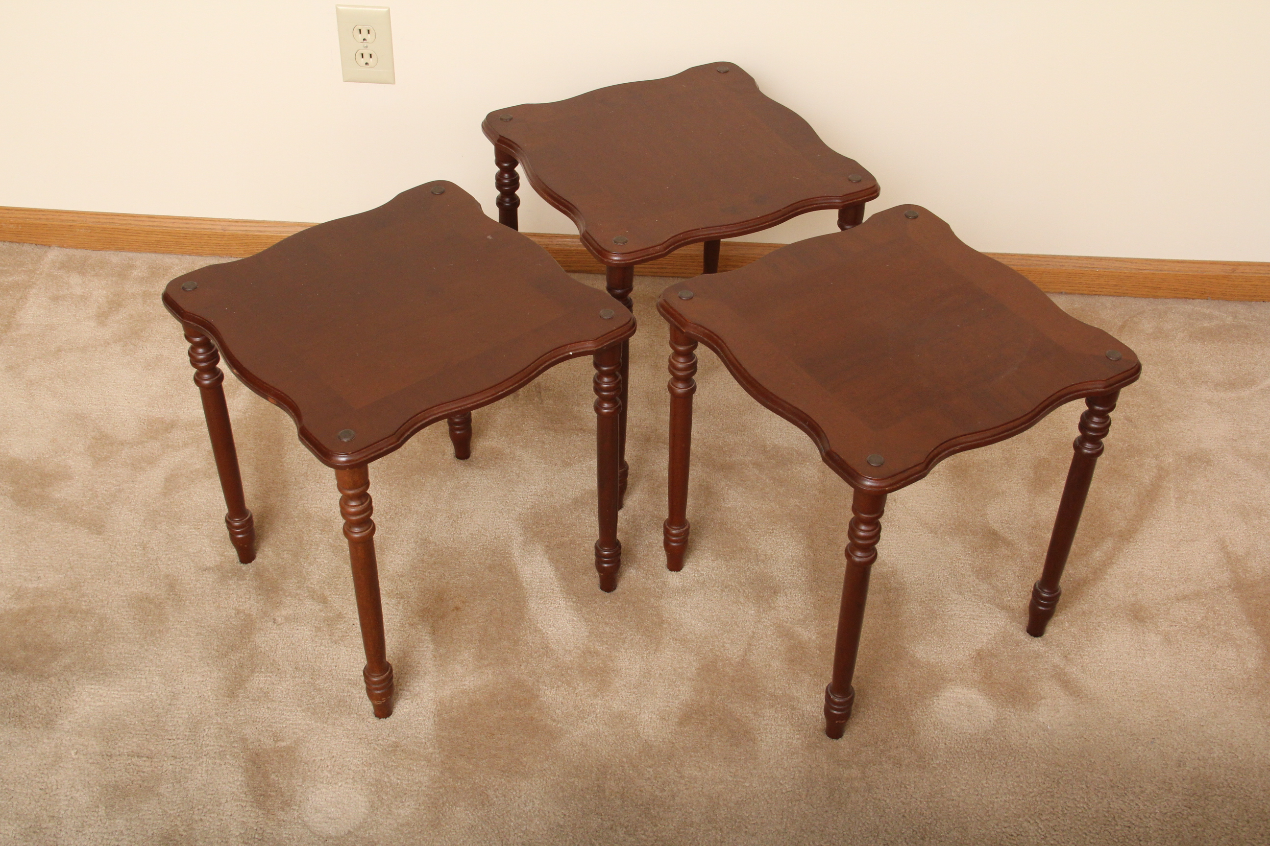 Three Piece Nesting Accent Tables