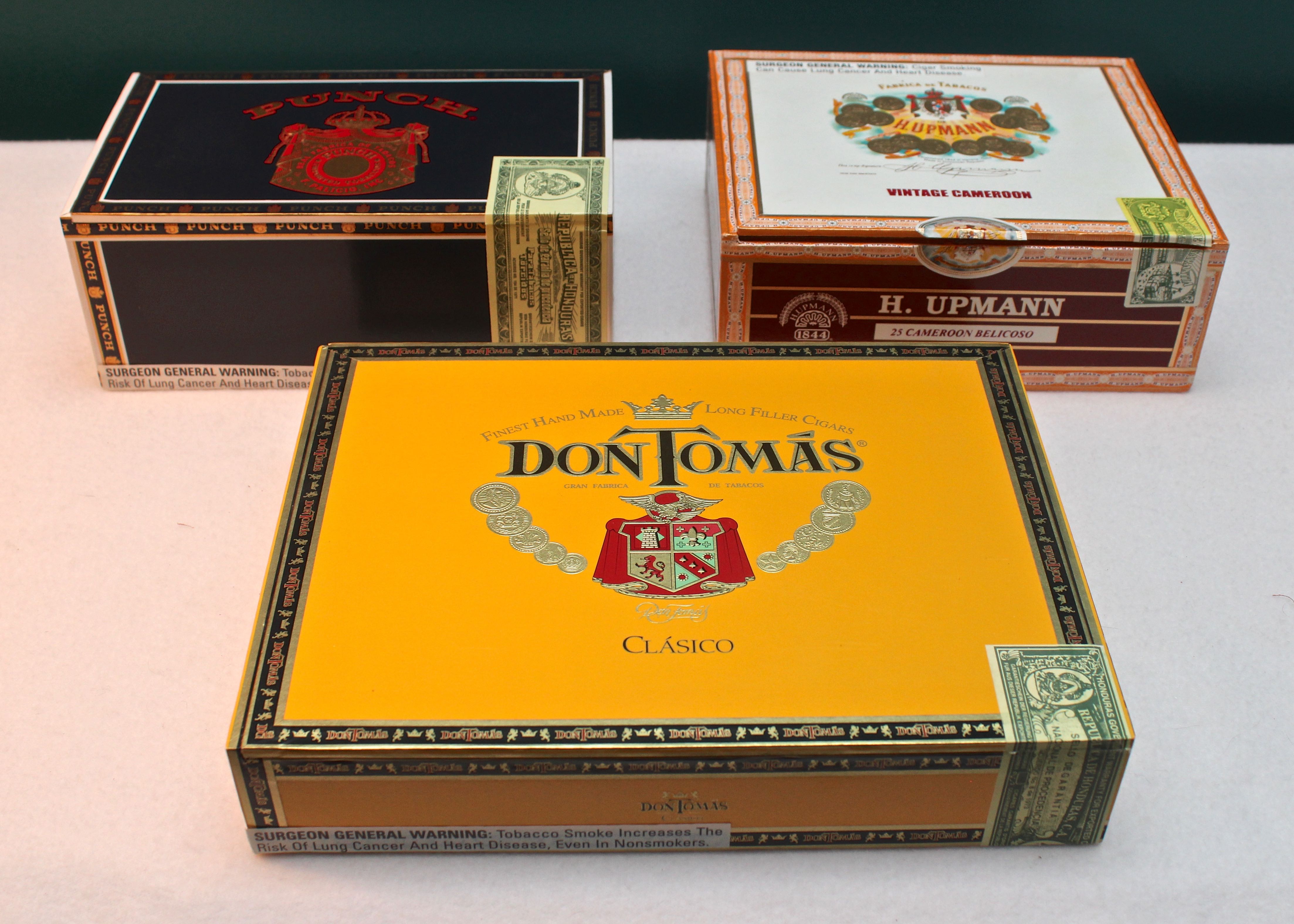 Collection of Decorative Cigar Boxes