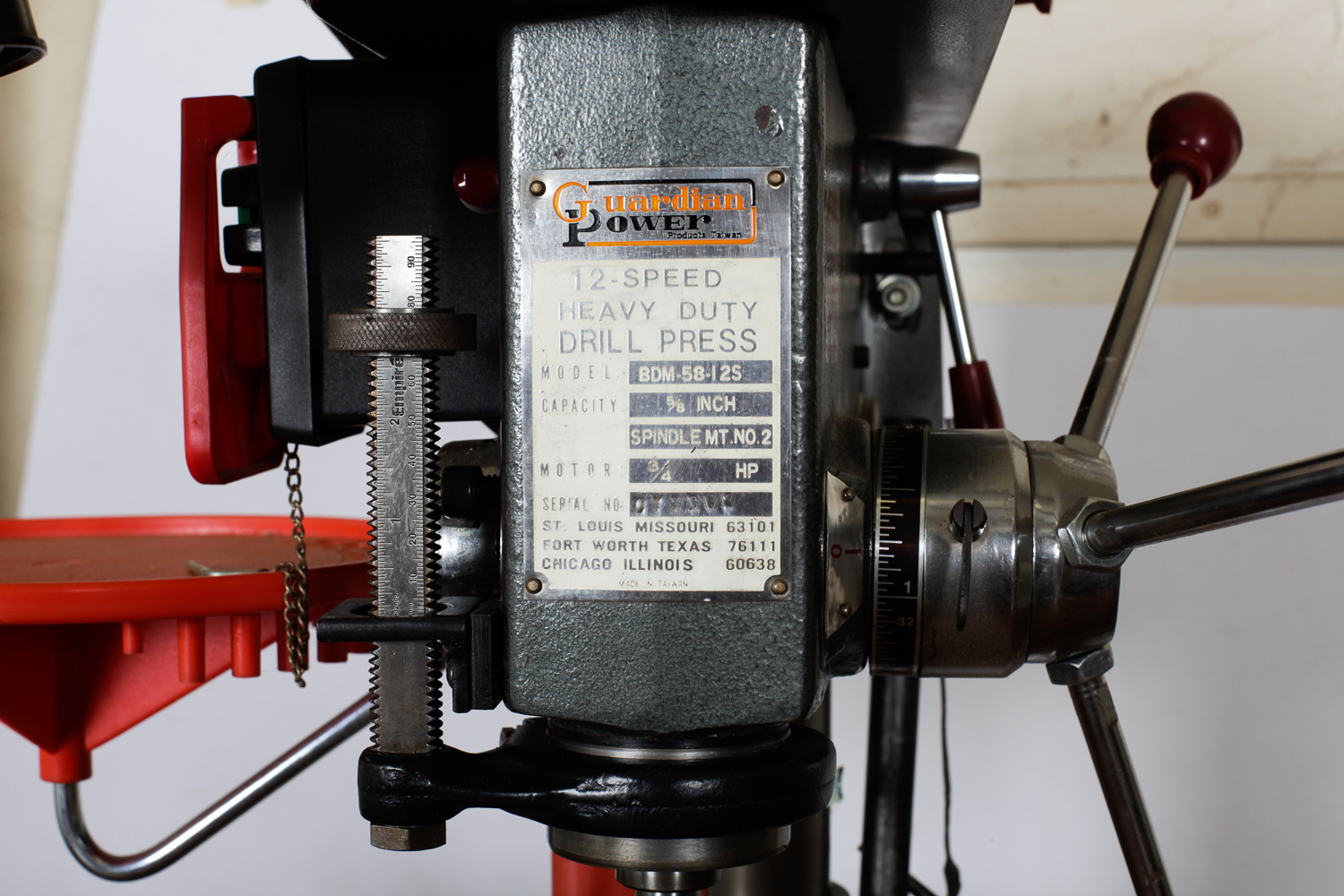 12 Speed Heavy Duty Drill Press