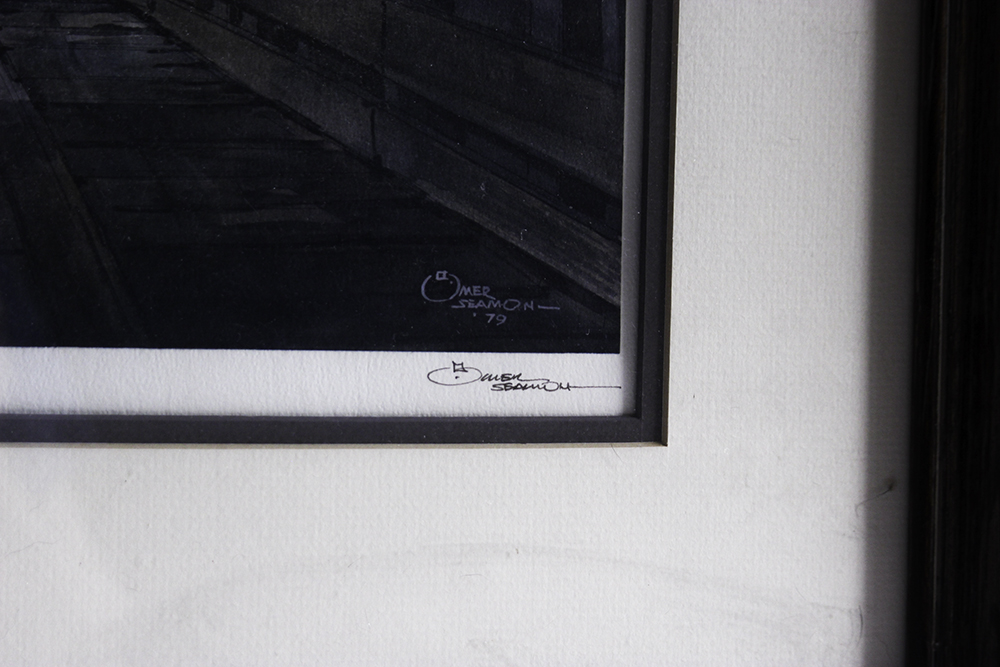 Framed, Signed Omer Seamon Offset Lithograph