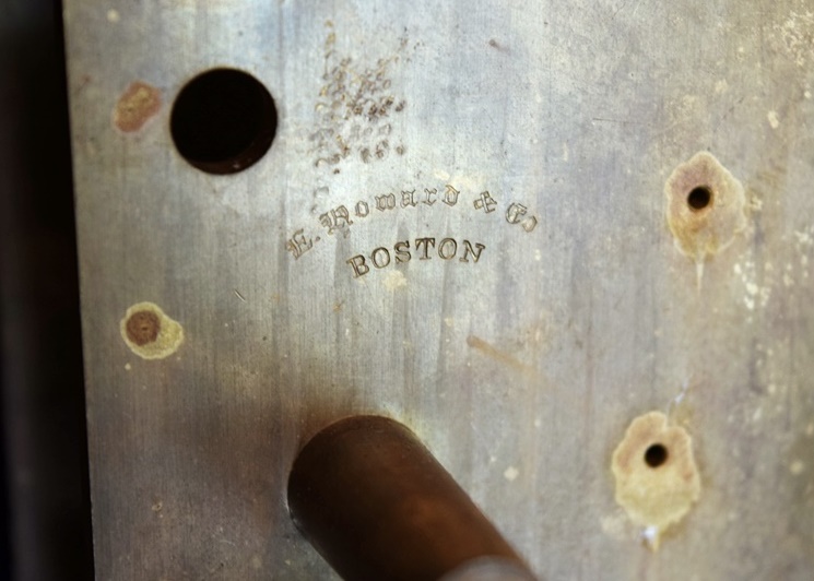 E. Howard Astronomical Regulator #44 Clock in Carved Walnut Case