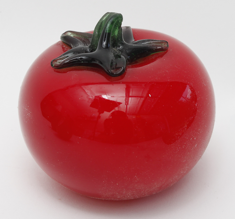 Group of Decorative Glass Fruit