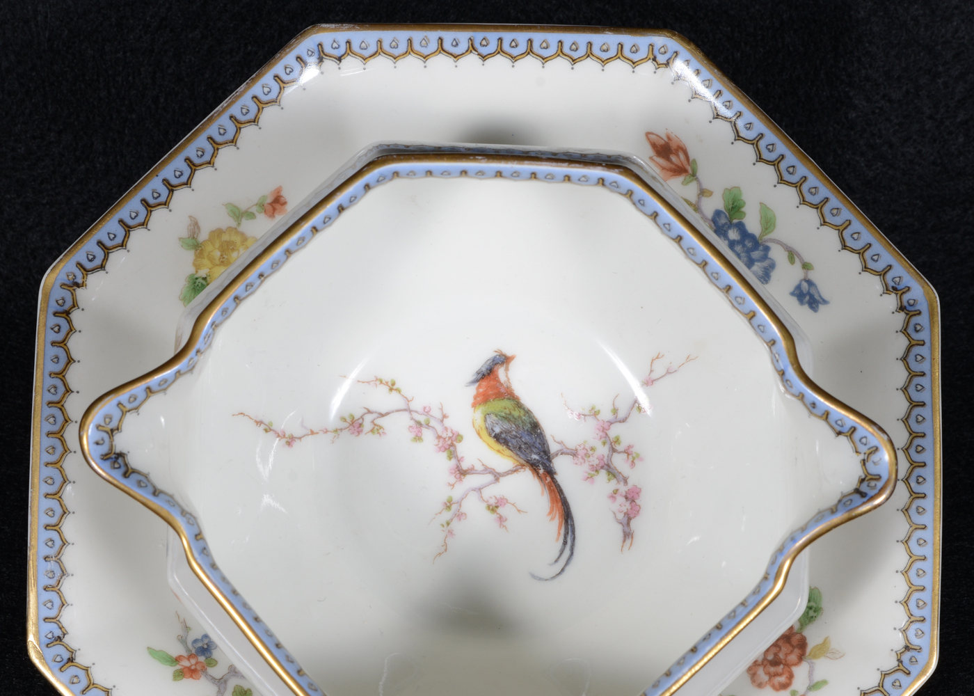 Trio of Vintage Porcelain Serving Bowls