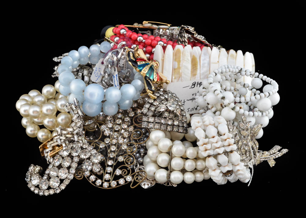 Large Group of Costume Jewelry