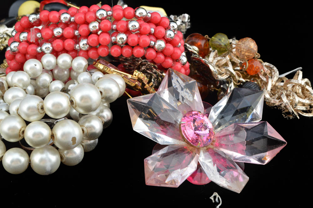 Large Group of Costume Jewelry