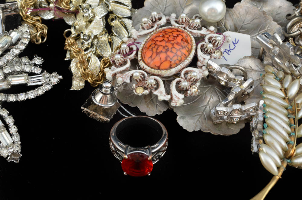 Large Group of Costume Jewelry