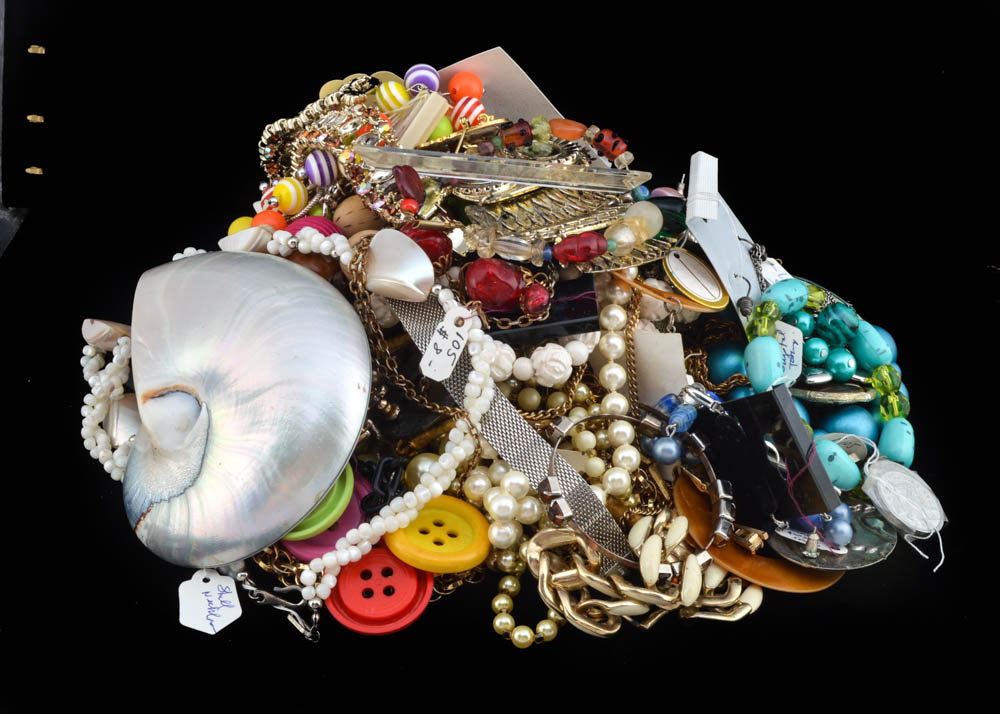 Large Group of Costume Jewelry