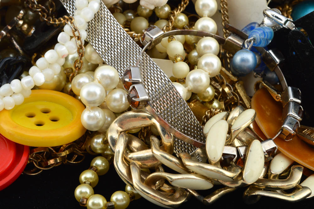Large Group of Costume Jewelry