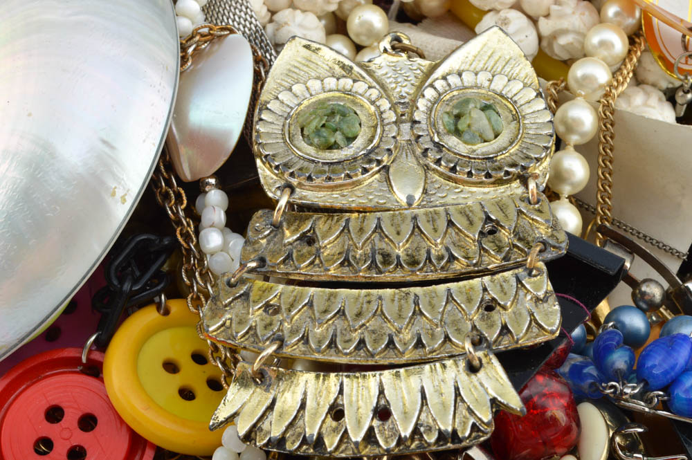 Large Group of Costume Jewelry