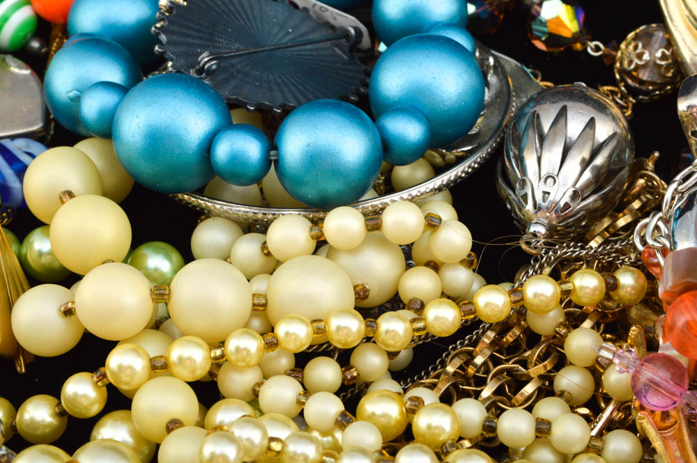 Large Group of Costume Jewelry