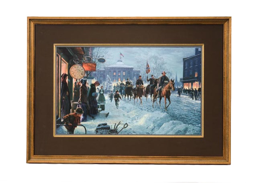 Mort Kunstler Civil War Art Print - "Winter Riders"