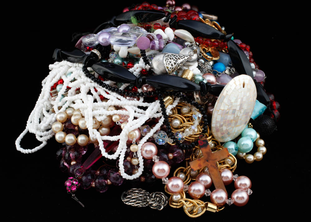Large Lot of Beaded Jewelry