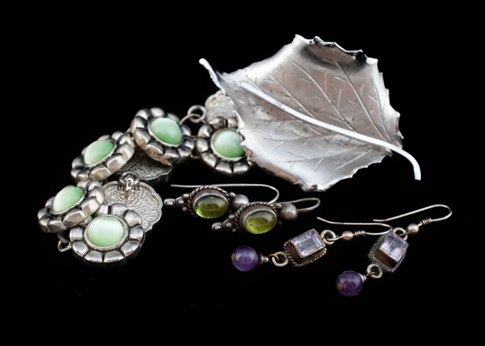 Group of Sterling Jewelry