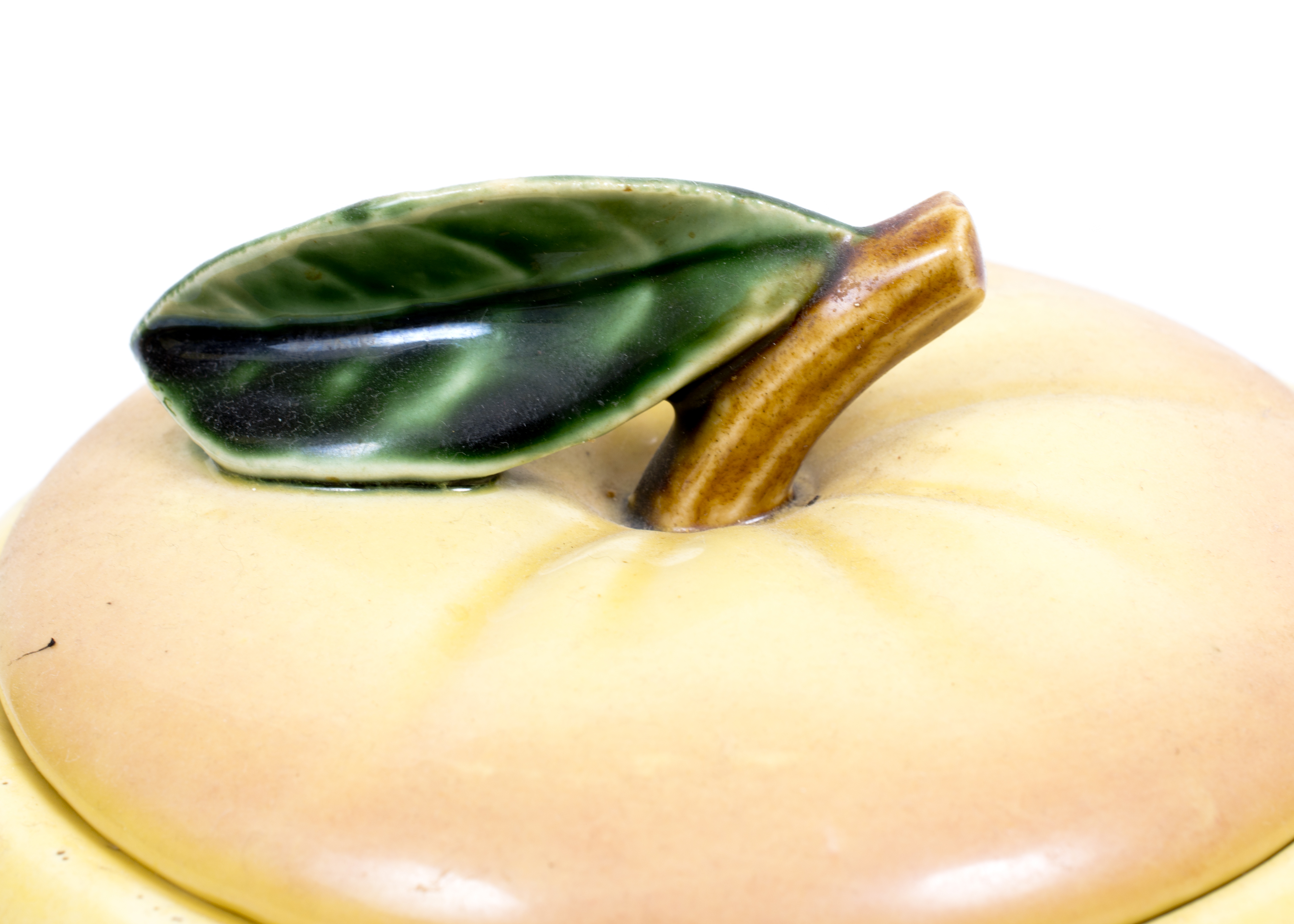 Peach Ceramic Cookie Jar