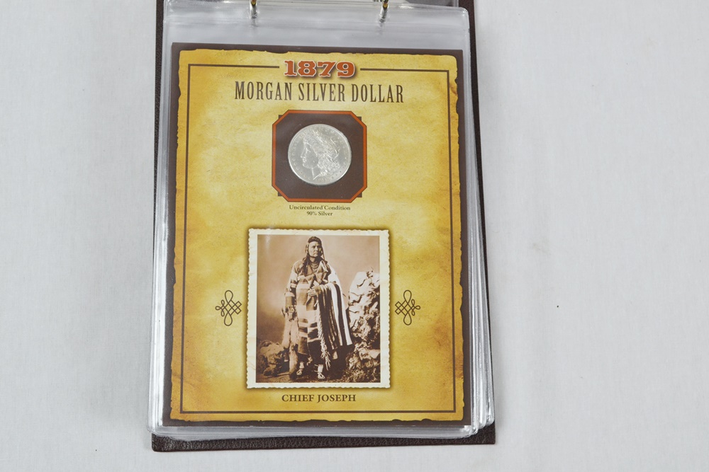 Uncirculated Morgan Silver Dollars Of The 19th Century Set