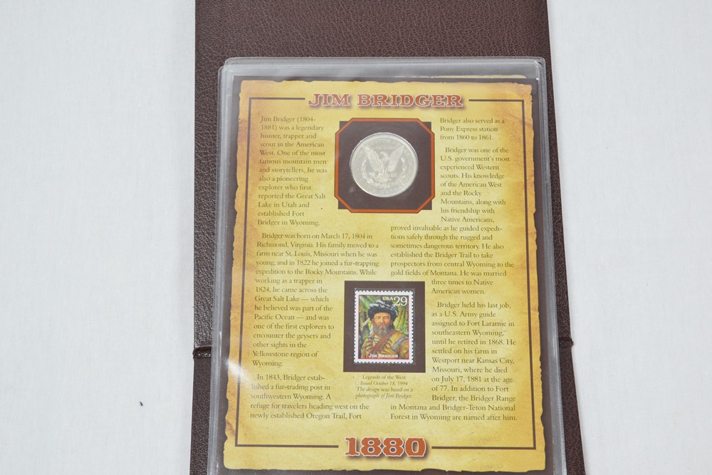 Uncirculated Morgan Silver Dollars Of The 19th Century Set