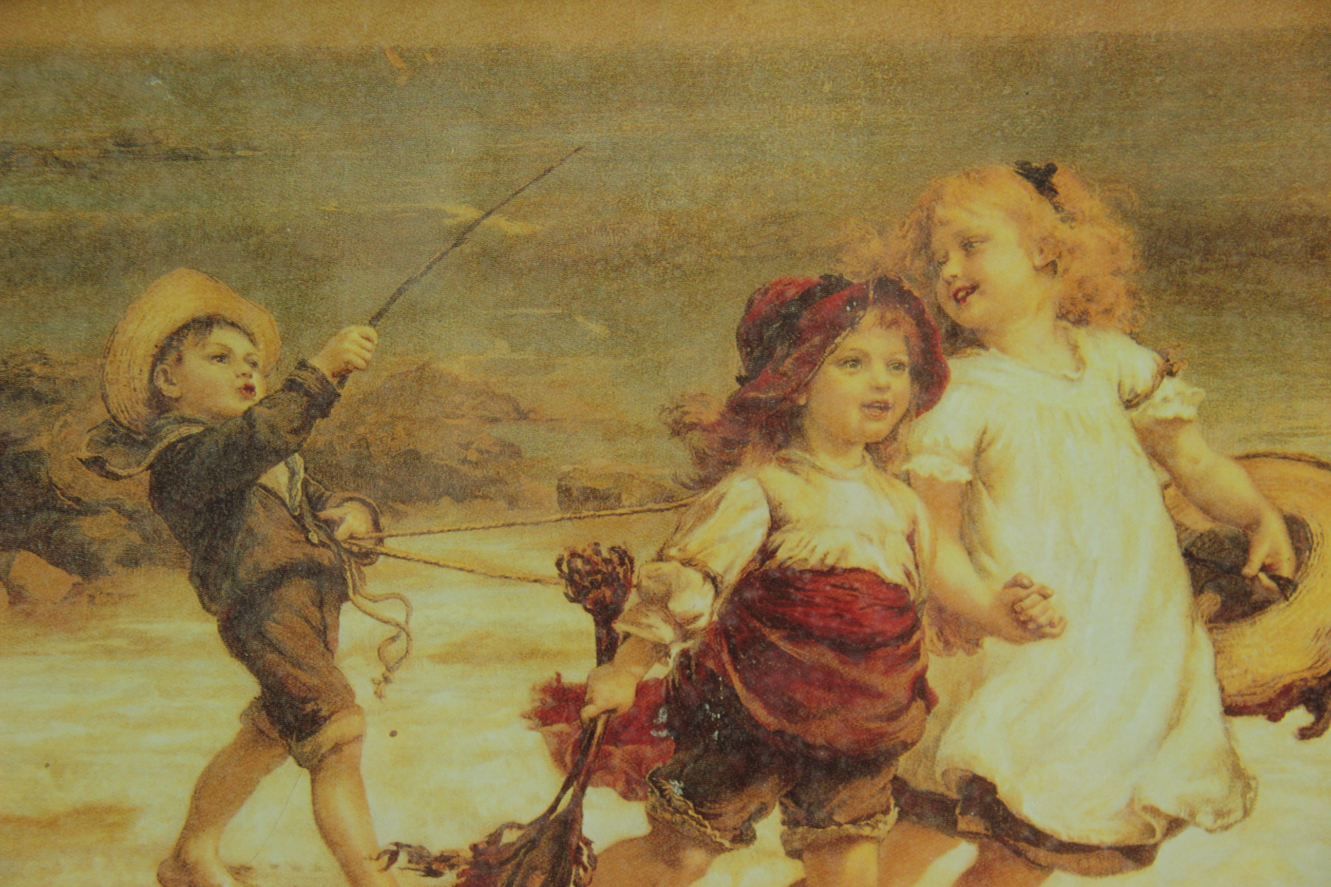 Framed Fred Morgan "Sea Horses" Lithograph