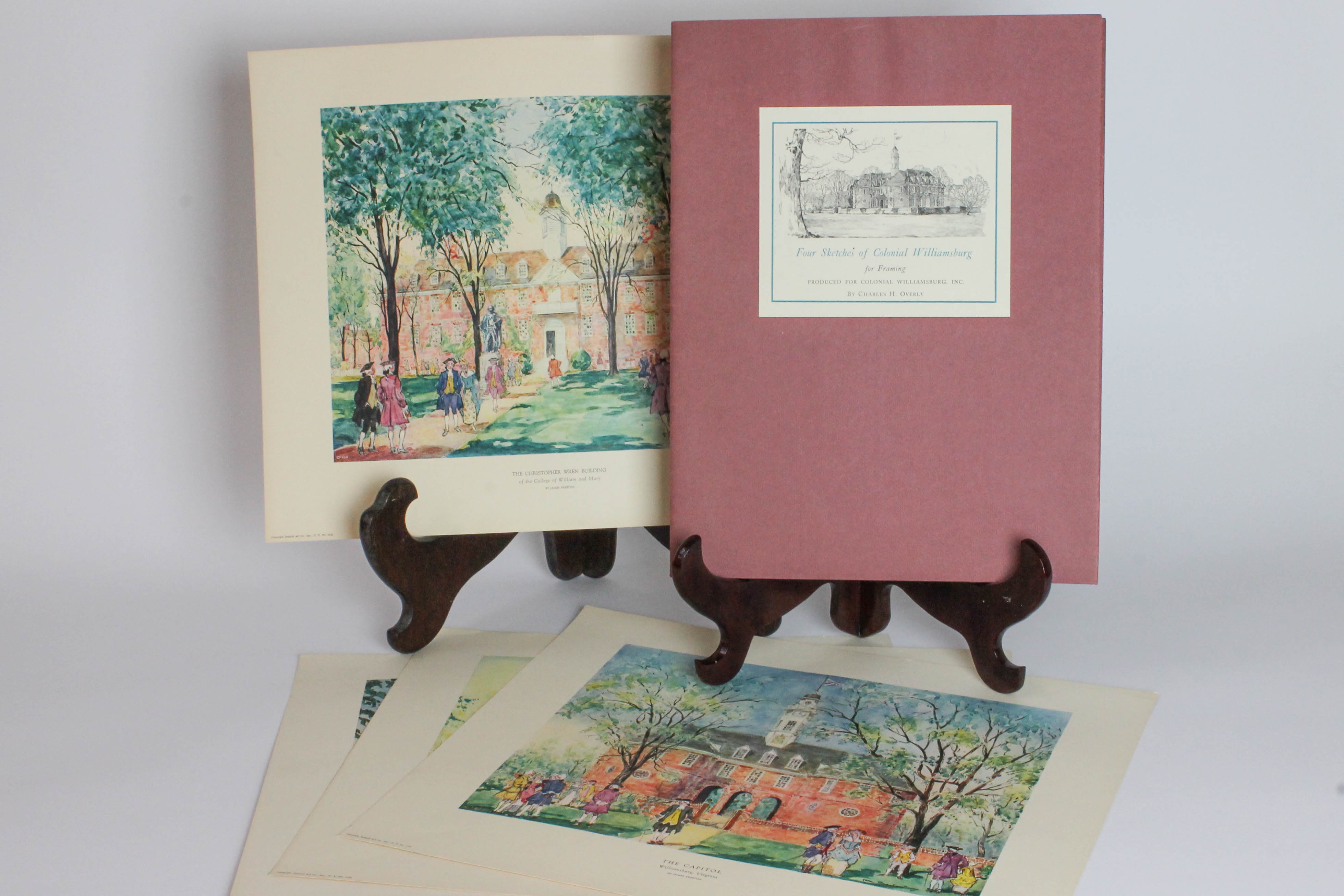 Collection of Colonial Williamsburg Prints and Sketches