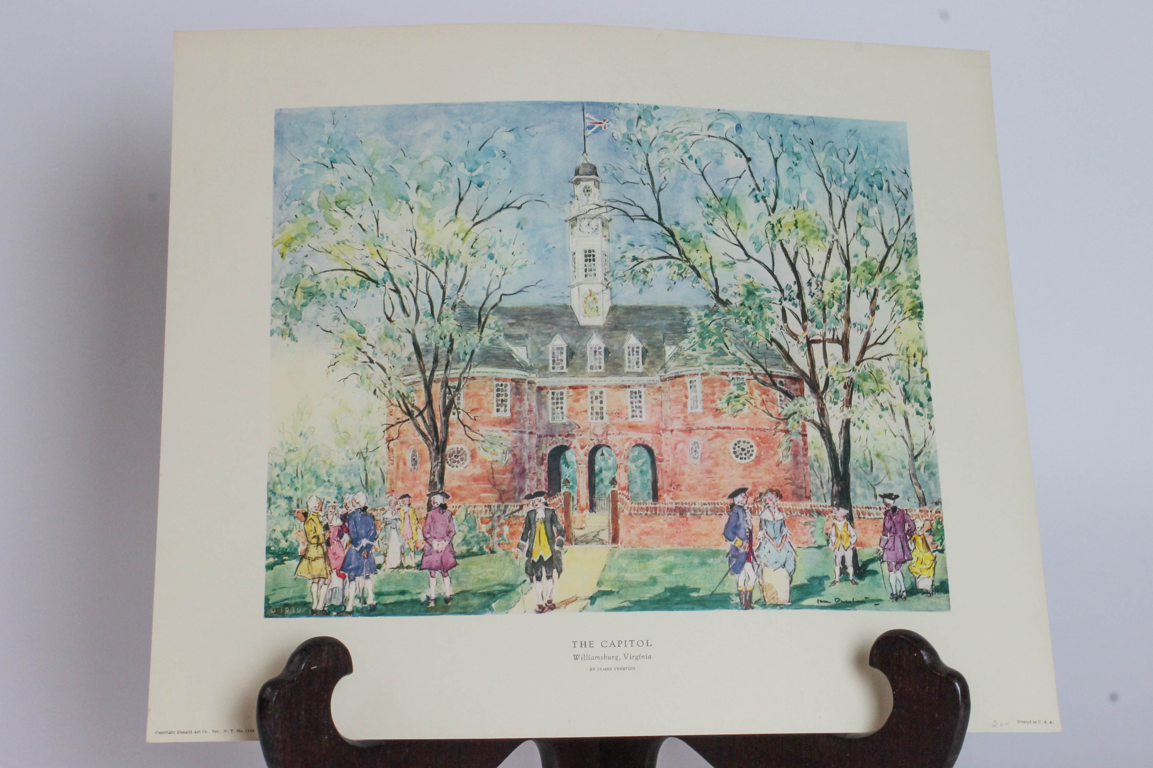 Collection of Colonial Williamsburg Prints and Sketches