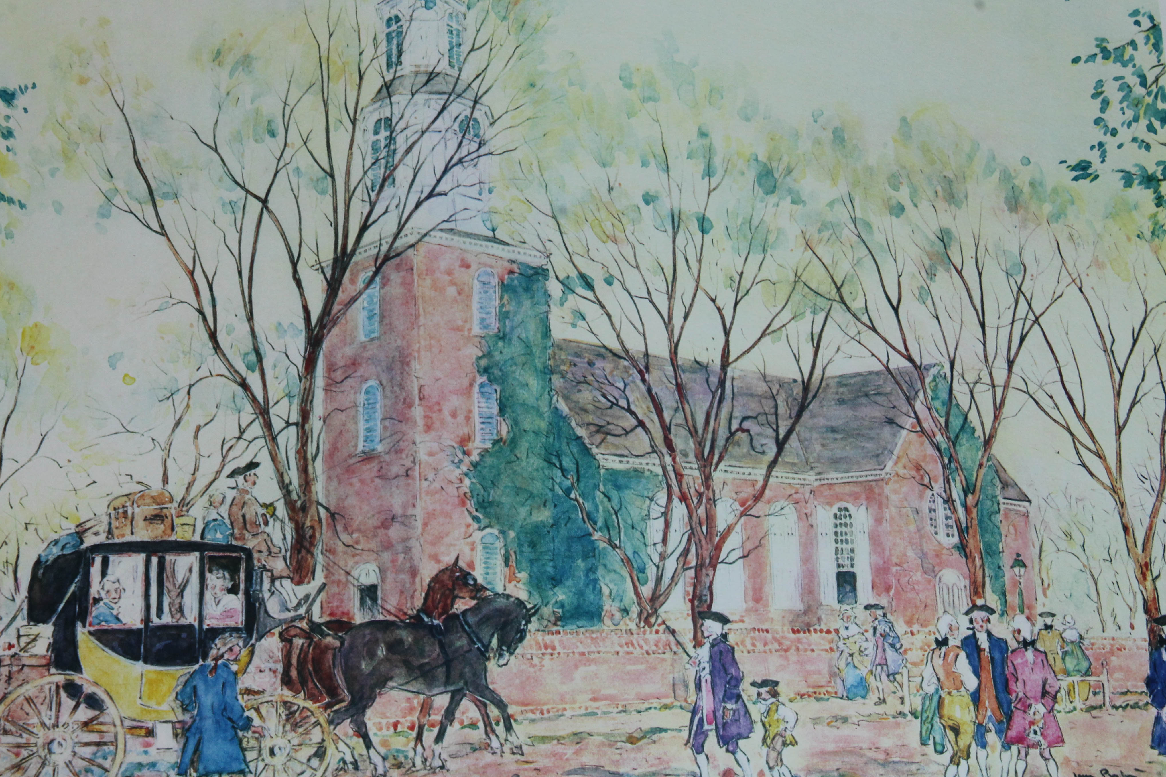 Collection of Colonial Williamsburg Prints and Sketches
