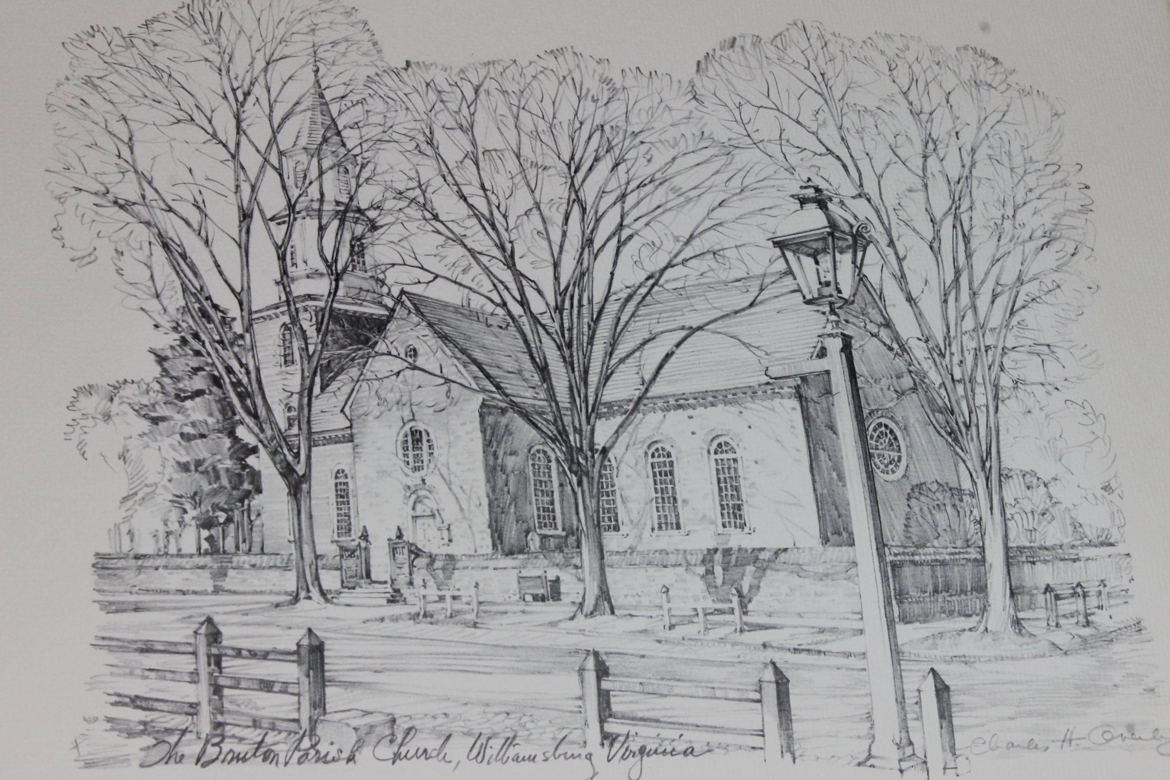 Collection of Colonial Williamsburg Prints and Sketches
