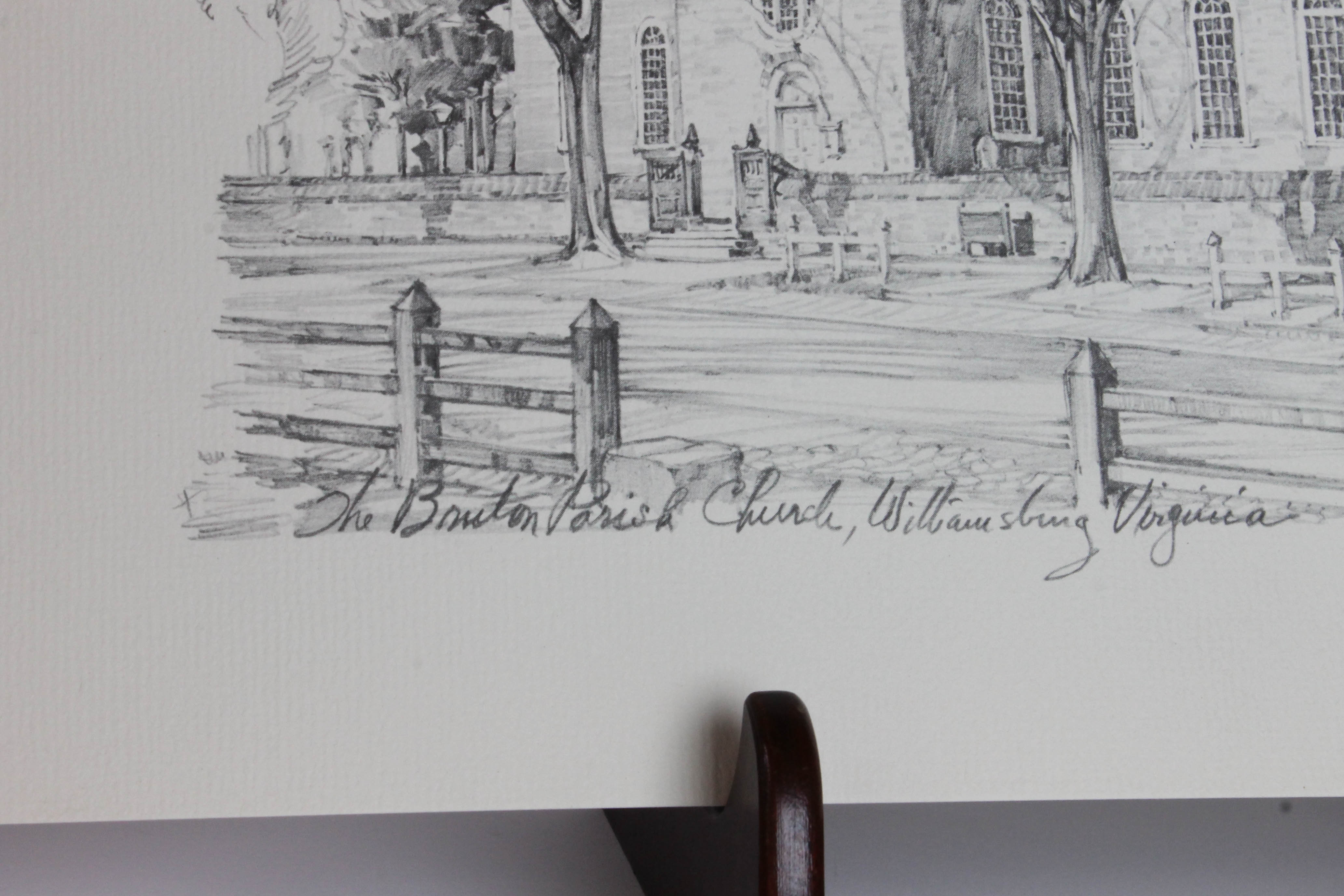 Collection of Colonial Williamsburg Prints and Sketches