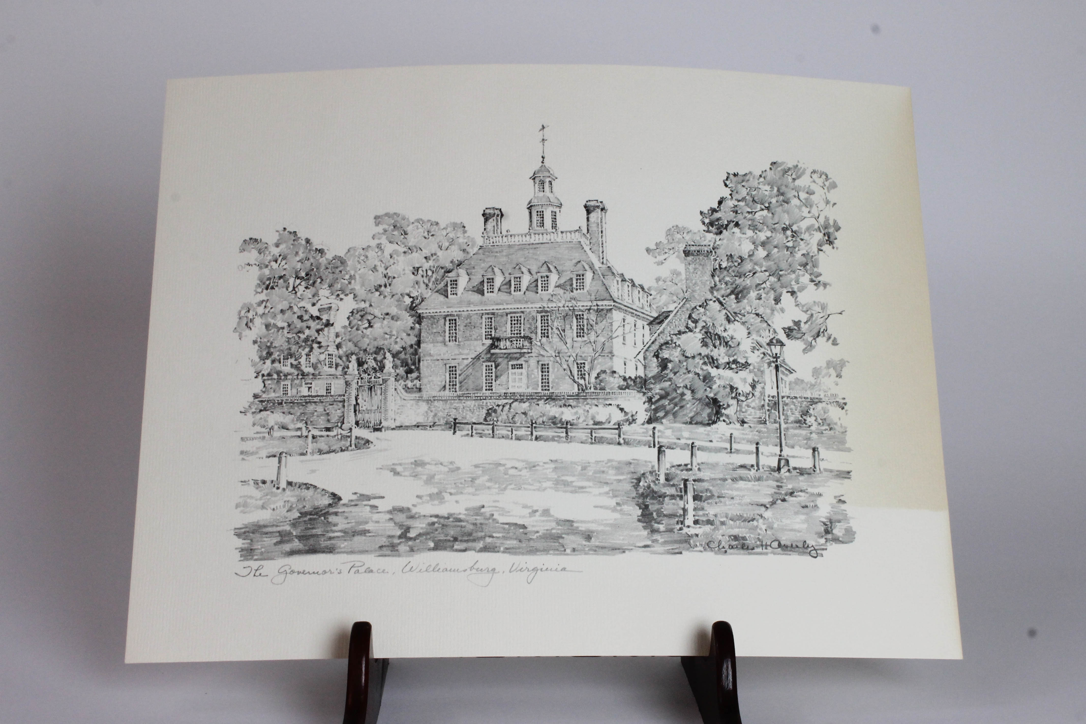 Collection of Colonial Williamsburg Prints and Sketches
