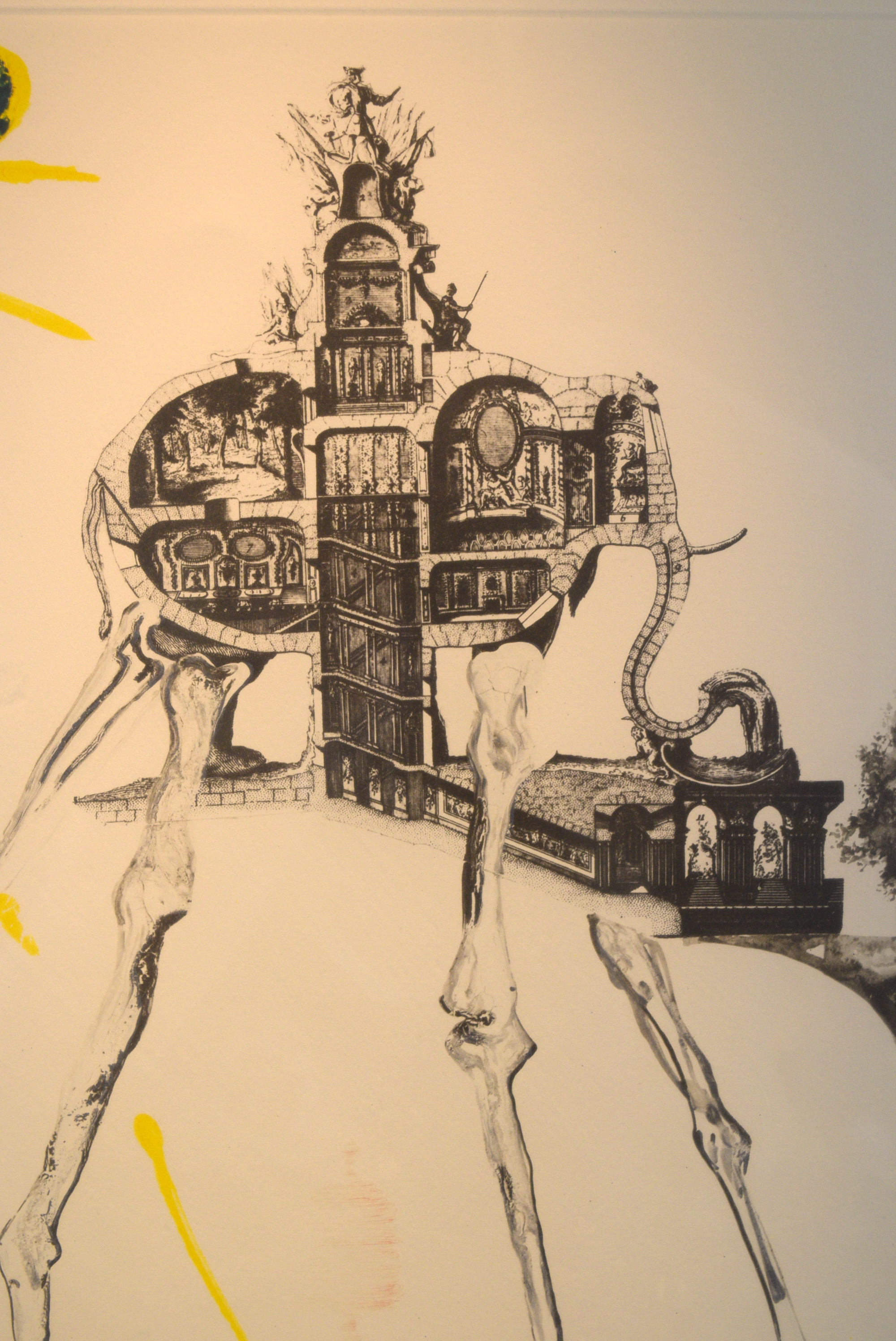 Salvador Dalí (1904-1989) 'Space Elephant' Signed Lithograph