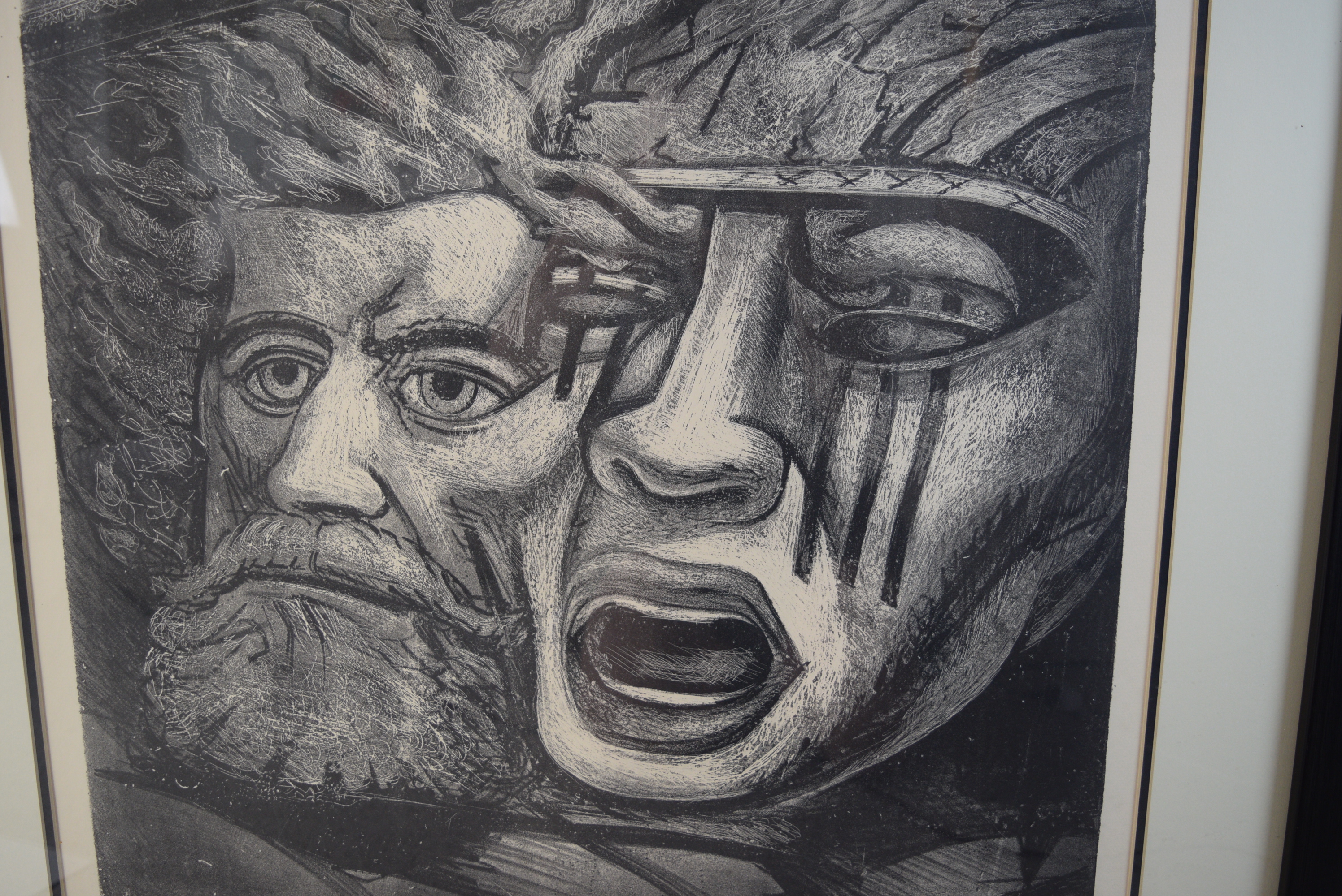 David Alfaro Siqueiros "Death to the Invader" Signed Lithograph