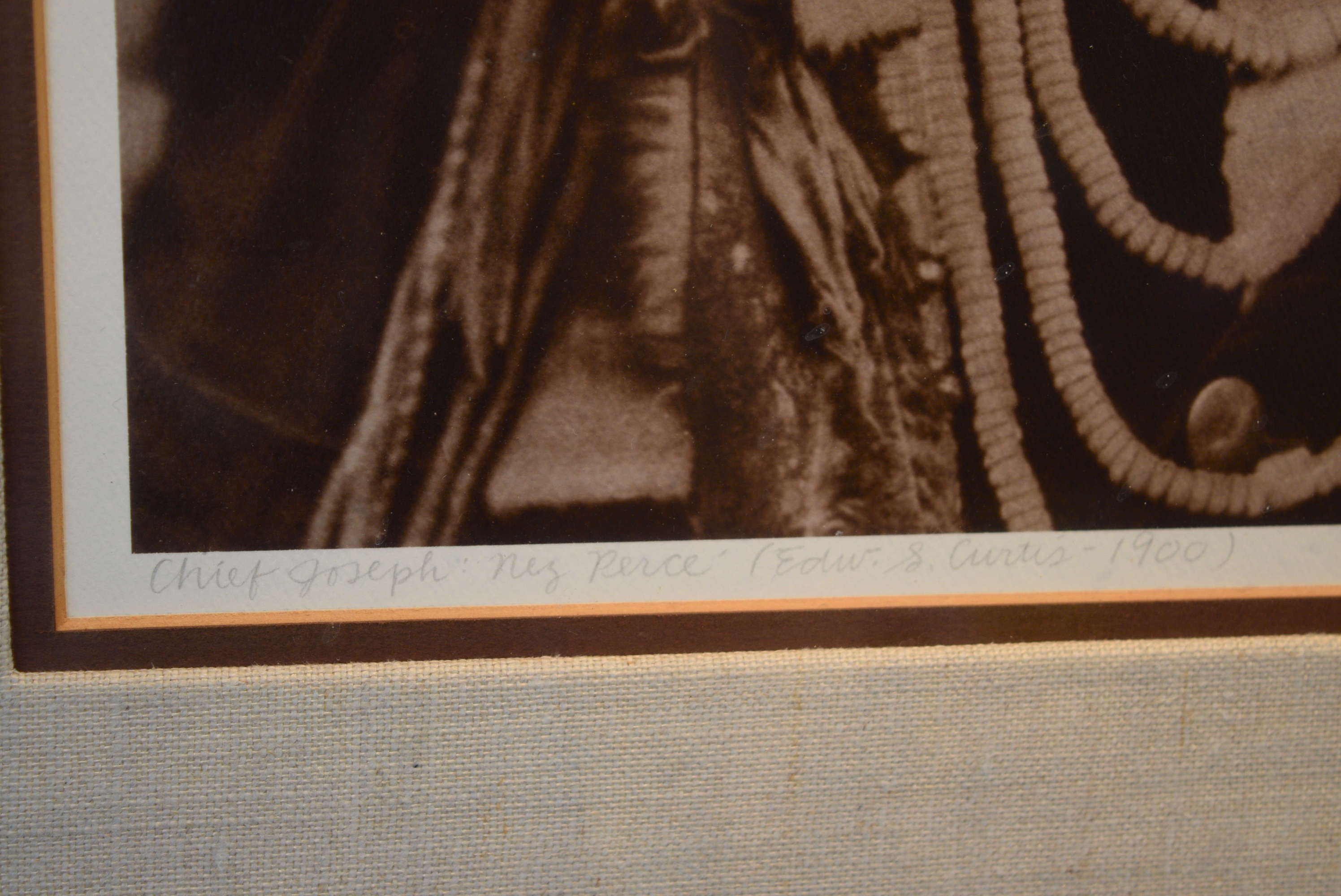 Edward Curtis 'Chief Joseph' Photographic Print