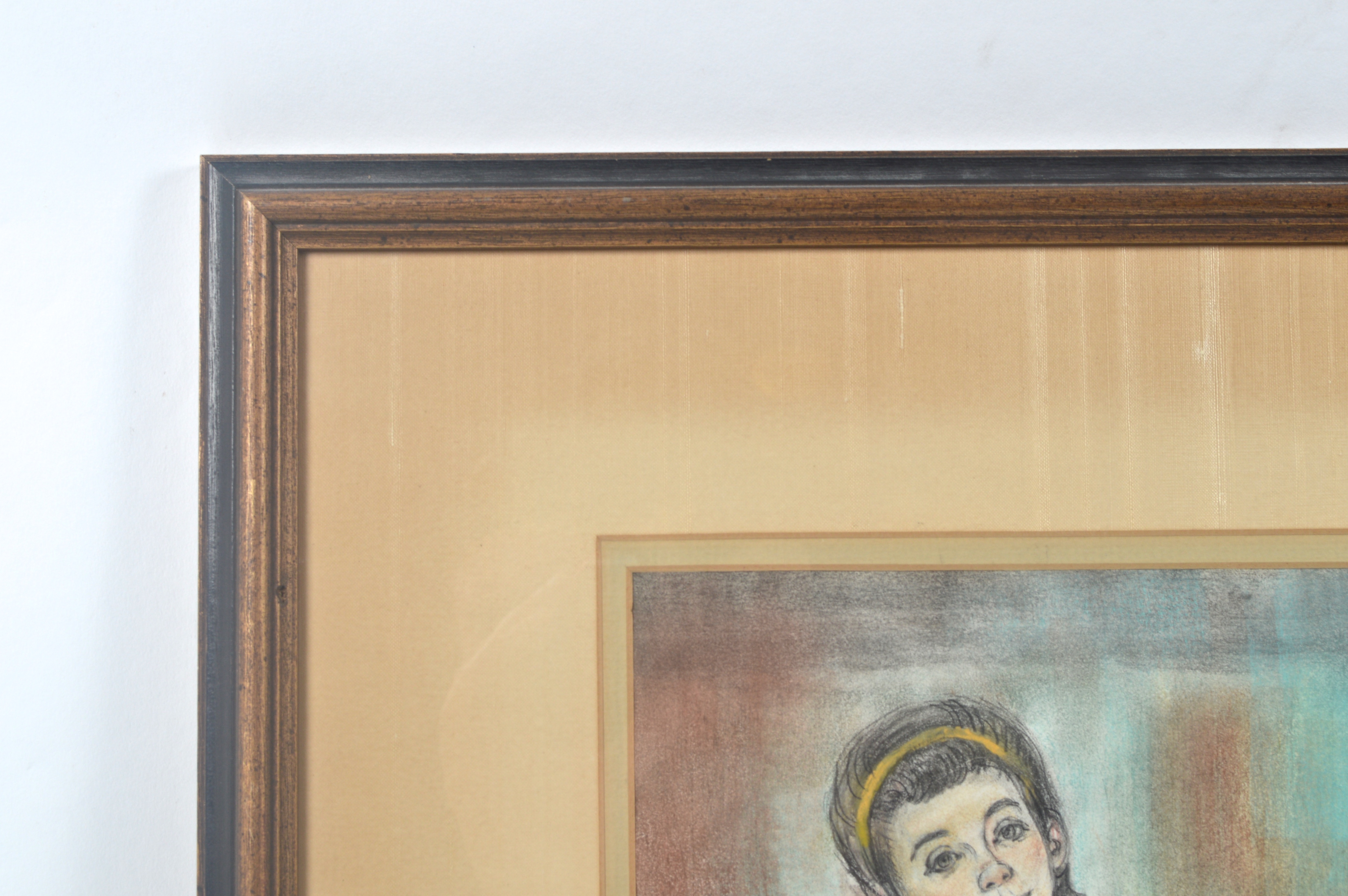 Max Heldman Signed Watercolor Portrait